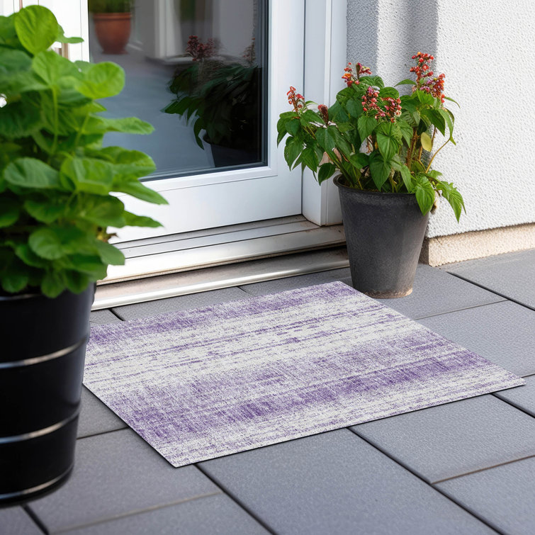 Malek Washable Abstract Indoor / Outdoor Rug