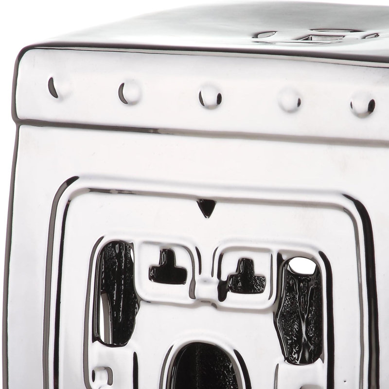 Tabouret de jardin Casey-Lea, Argent