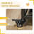 Dog Crate Dog Playpen with Lockable Wheels