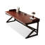 Bureau d'écriture rectangulaire en bois massif noir-377431449-377431446