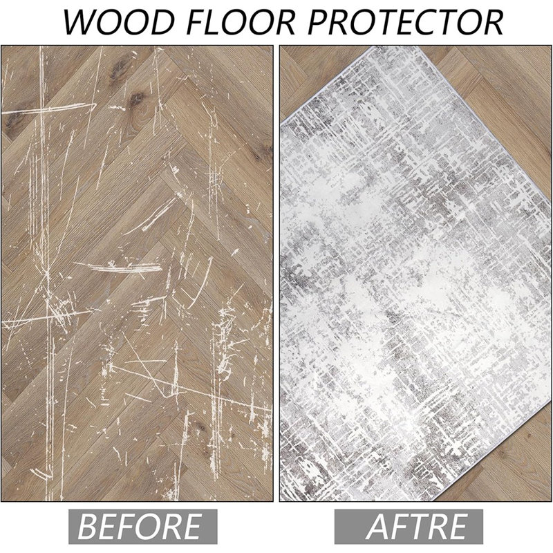 Tapis de chaise de bureau pour plancher de bois franc, ordinateur antidérapant