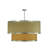 6 - Light Dimmable Drum Chandelier