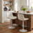 Zager Swivel Upholstered Adjustable Height Bar Stools-92618620