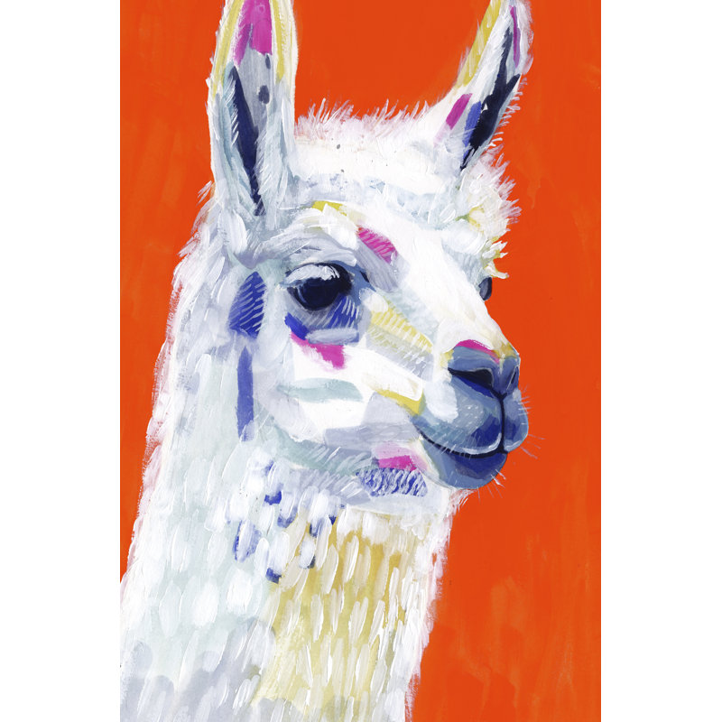 Animal Party IV - Painting on Canvas, 91cm H x 61cm W, Wrapped Canvas