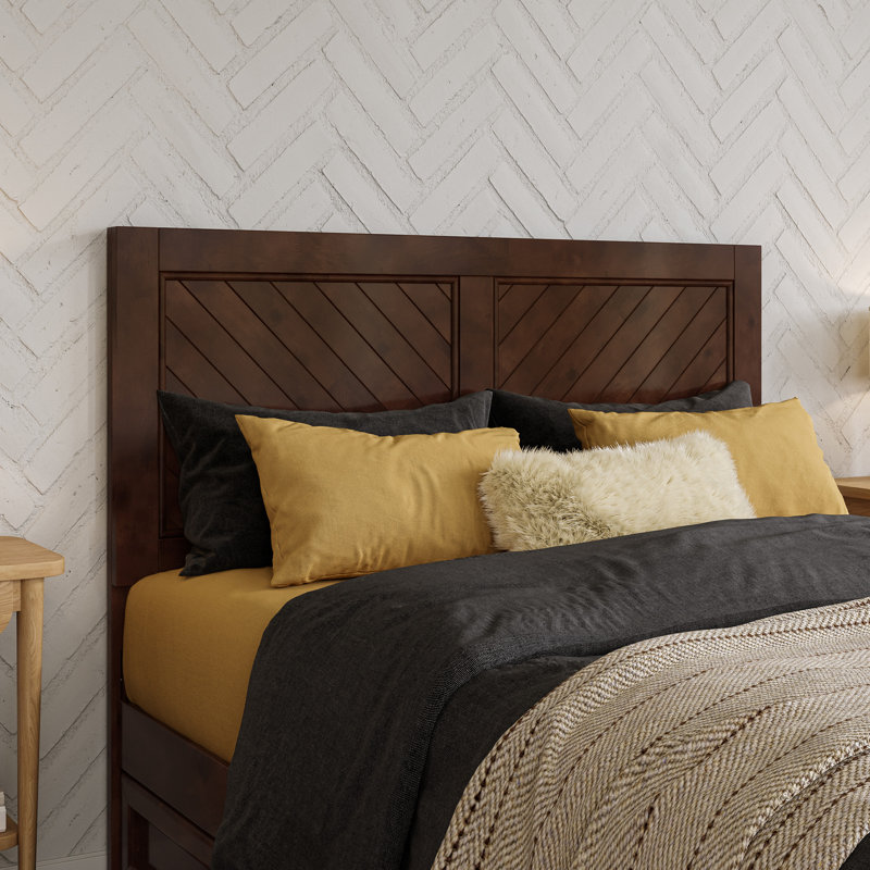 Tête de lit Emmitte, Double, Walnut