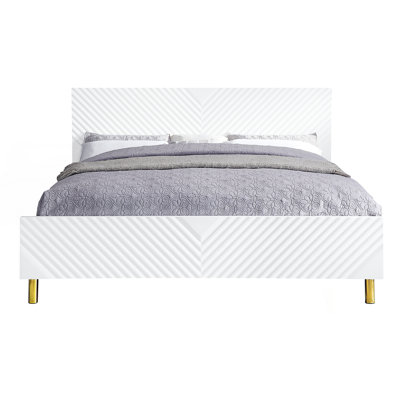 High Gloss King Bed