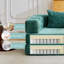 Canapé de style moderne pour l'intérieur, canapé convertible à plancher à compression avec structure de forme fixe, canapé modulaire à assise simple sans os, aucun assemblage requis, idéal pour plusieurs espaces-123885330