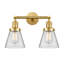 Éclairage de meuble-lavabo inclinable 2 lumières Cone-33004752-48819532-33004747