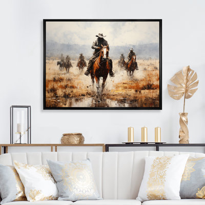 Western Dust and Grit II - Western, reproduction d'art encadrée
