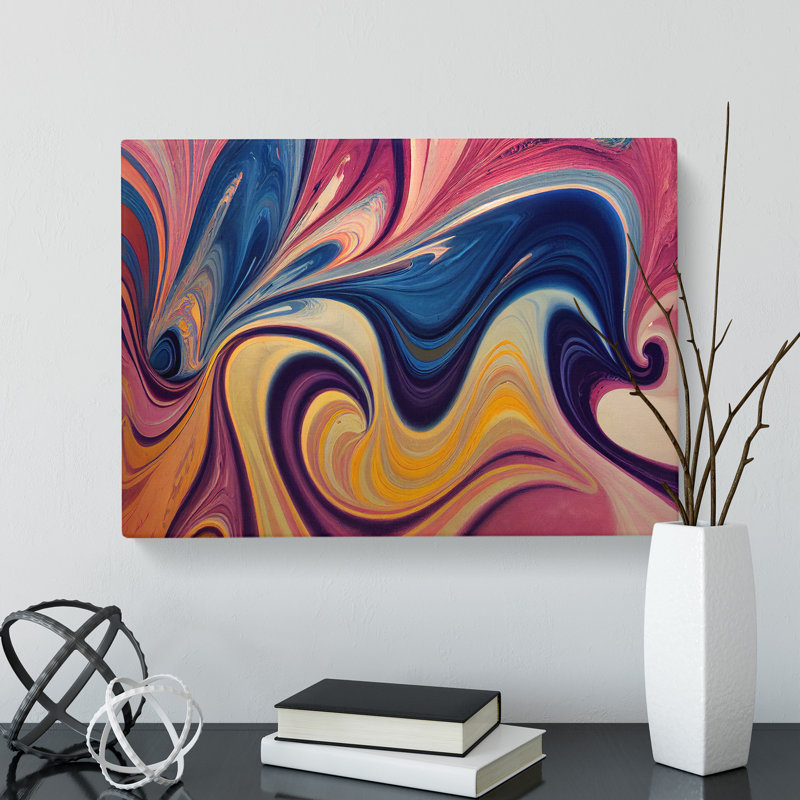Marble Abstract Vol.5 - Wrapped Canvas Print