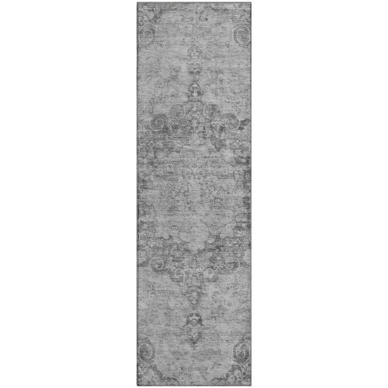 Premium Machine Washable Larock AMF1238 Global Rug