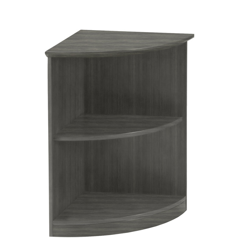 Bibliothèque d'angle Medina Series, Acier gris