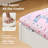 Adjustable Height Sewing Chair Crafting Chair with Back Support & Under Seat Storage for Craft Room Furniture and Sewing Machines,Pink-321134540-321134537