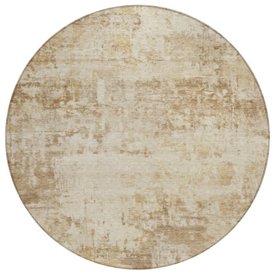 Machine Washable Indoor/Outdoor Chantille ACN2371 Abstract Rug