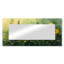 Été fleurs sauvages dans les tons verts et jaunes II - Art mural miroir floral - imprimé sur métal-9416268