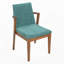 Ensemble de 2 chaises de salle à manger de style Mid-Century moderne