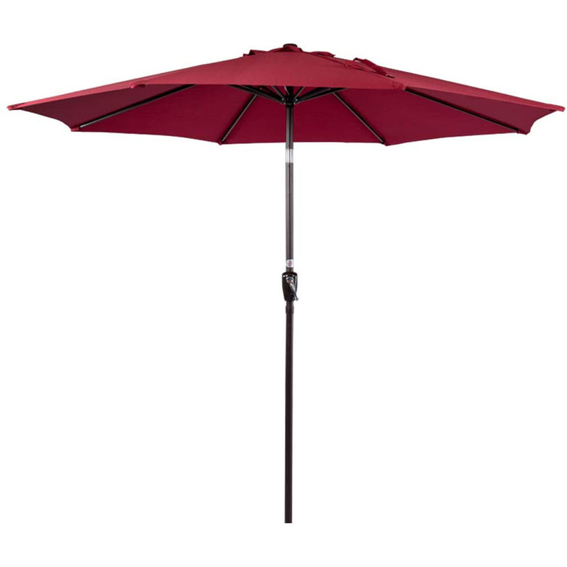 Parasol de marché 10 pi Oakmead, Rouge