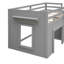 Lit mezzanine avec armoire et tablette-286056895