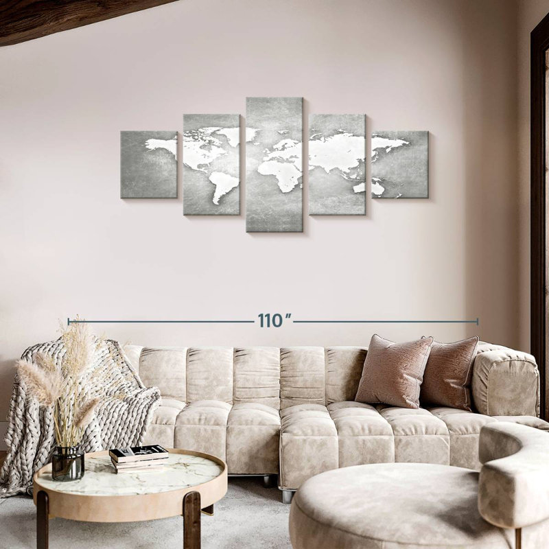 White World Jorge, 36" H x 80" W