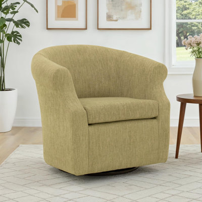 Fauteuil demi-tonneau pivotant l 3,5 po Buril