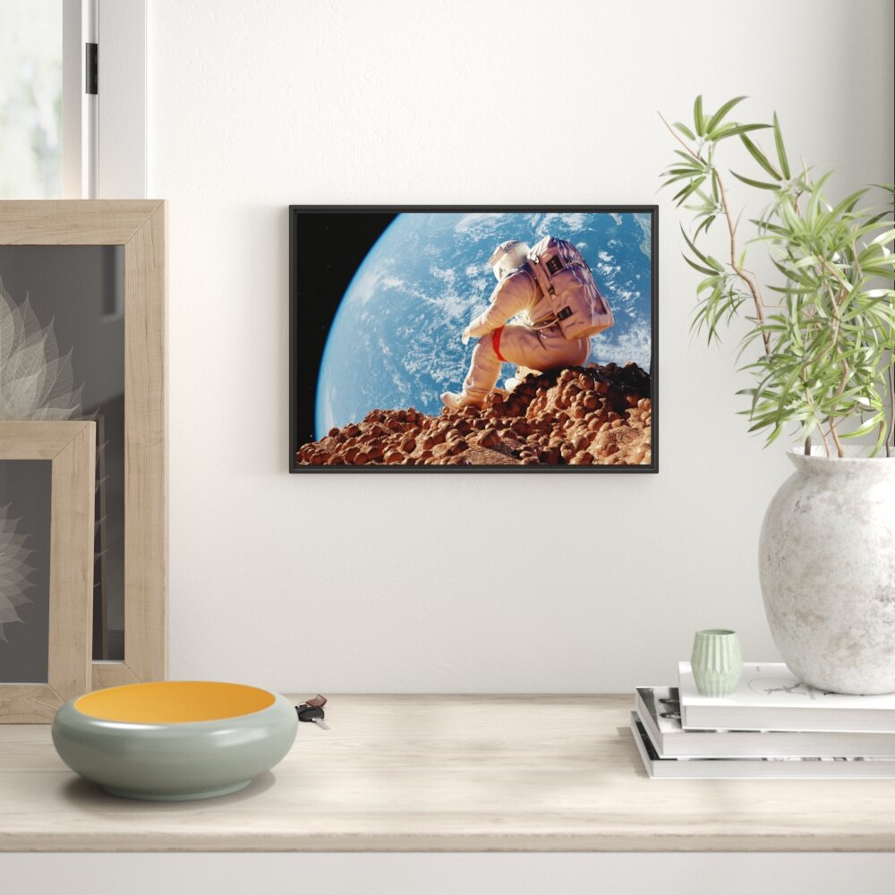 Gerahmtes Wandbild Der Astronaut