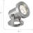 America 3 Light LED Spot Light