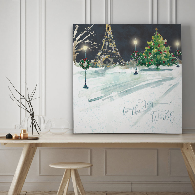 Paris Joy - reproduction d'impression, Toile tendue, H 16 po x l 16 po x P 1,5 po