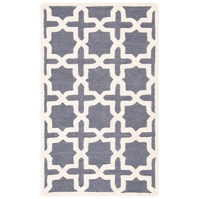 Igna Hand Tufted Wool Geometric Rug