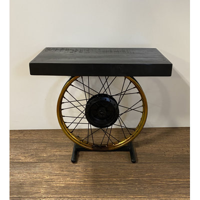 Solid Wood Top End Table