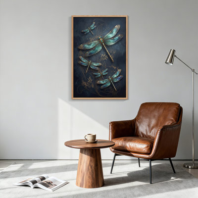 Ensemble de 1 tableau sur toile Libellule