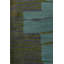 Righe Wool Abstract Area Rug in Green-40705300