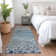 Machine Washable Indoor/Outdoor Christain ACN1368 Gray Rug