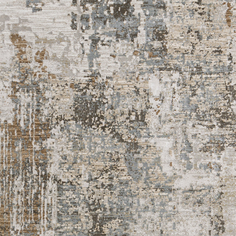 Tapis brun foncé / gris Bassler, Rectangle 2 pi x 3 pi