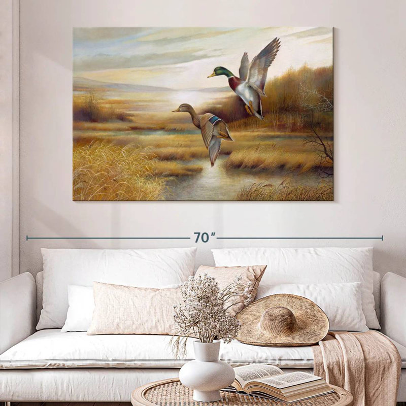 Brampt Mallards, 34" H x 51" W