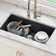 30.5" L x 17" W Undermount Kitchen Sink with Basket Strainer