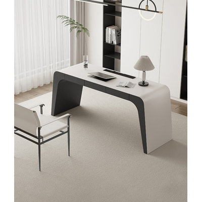 Light Luxury Modern Saddle Leather Computer Desk