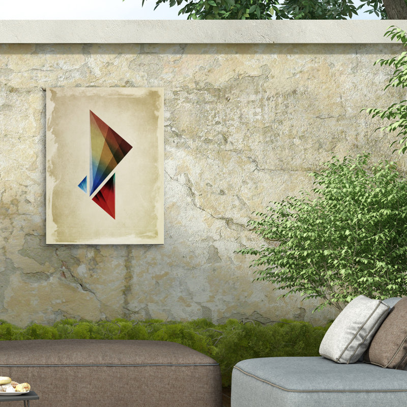 Toile Barrett Biggers Triangularity, H 14 po x l 19 po