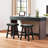 24-inch Modern Solid Wood Saddle Stools With Curved Seats Footrests-106296324