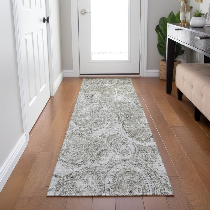 Tapis intérieur / extérieur Loreen avec envers antidérapant, Tapis de couloir 2 pi 3 po x 7 pi 6 po