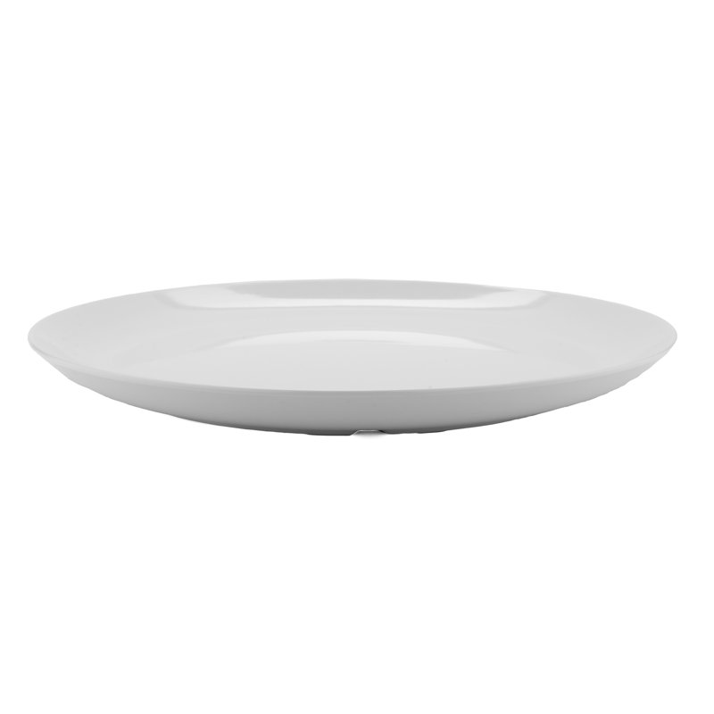 ML-243-BK – 24" Round Display Plate, 2" Deep, White