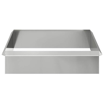 25cm H x 100cm W Galvanised Steel Hardware