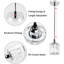Luminaire suspendu cylindrique 2 lumières Kayle-1722985371