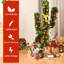 Arbre de Noël artificiel 7 'avec 160 lumières colorées