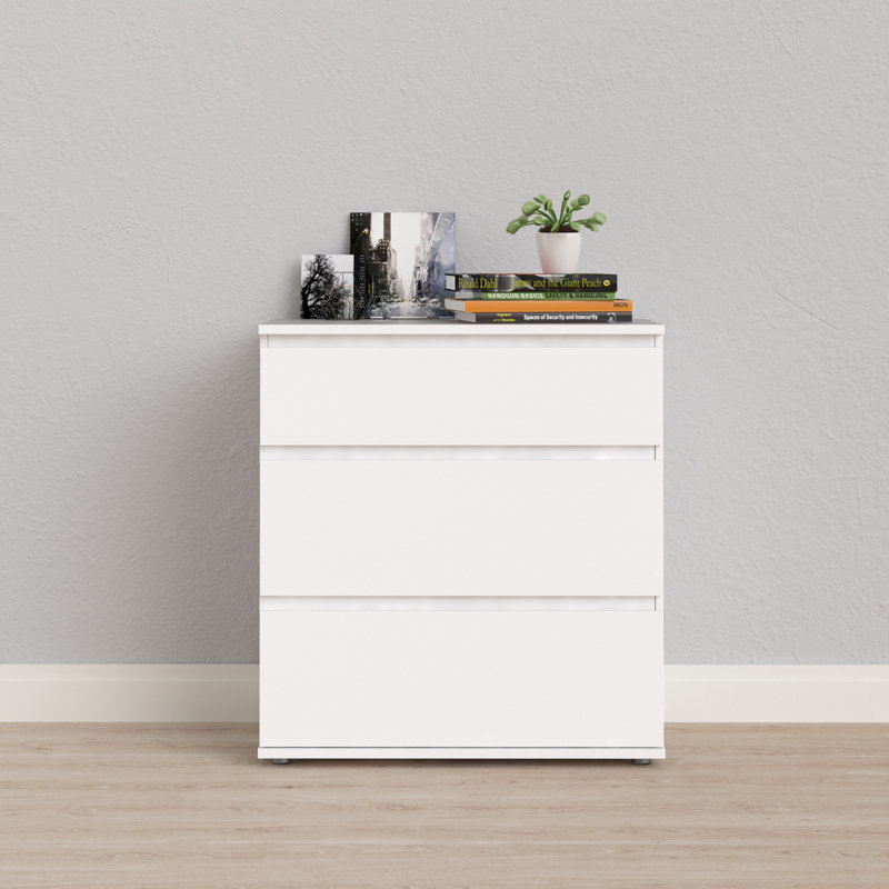 Ilfracombe 3 - Drawer Chest of Drawers, White