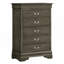 Commode Louis Phillipe G3105-CH, gris-584807767