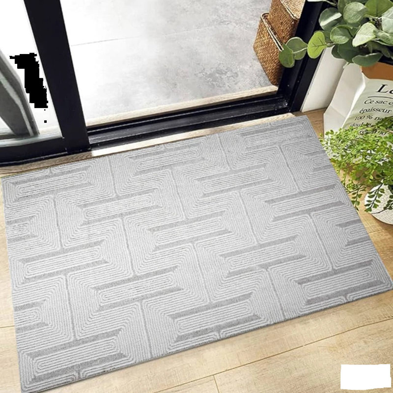 Modern Geometric Area Rug Abstract Textured Carpet For Living Room Bedroom Special Size Long Hallway Rug Floor Mats Small Door Mats