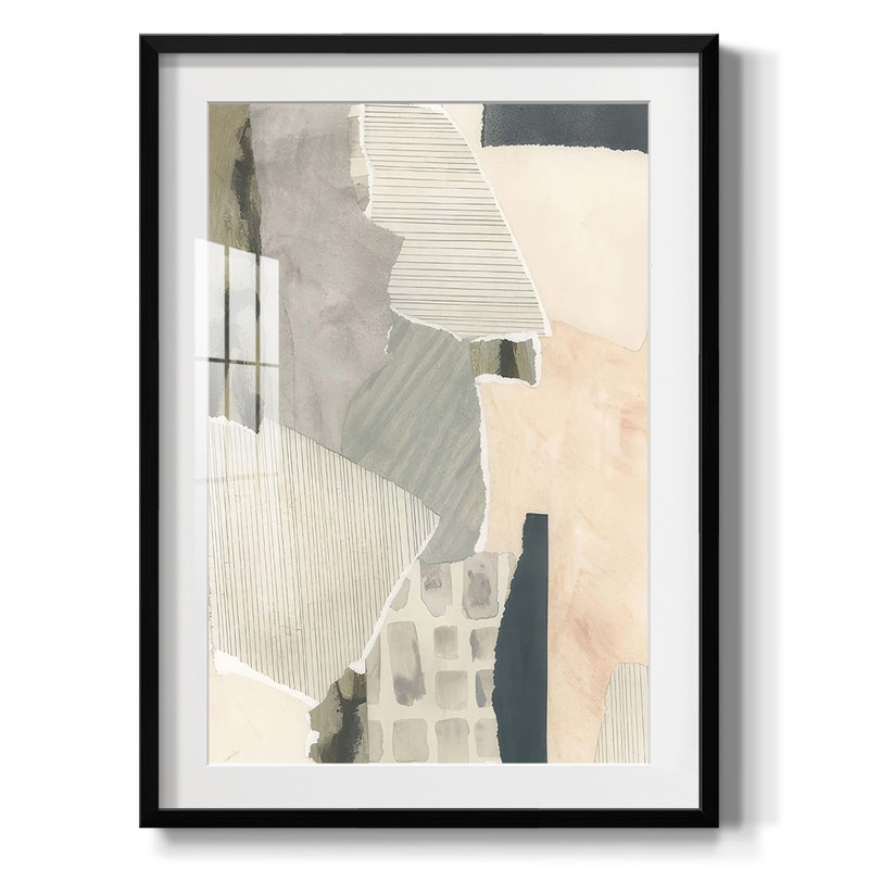 Fault Lines I - Impression encadrée, Noir, H 28,5 po x l 20,5 po