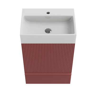 Bathroom Vanity With Ceramic Sink, Freestanding Bathroom Cabinet For Bathroom, Bathroom Vanity For Home