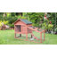 Huche avec rampe pour animaux en bois massif Gerard