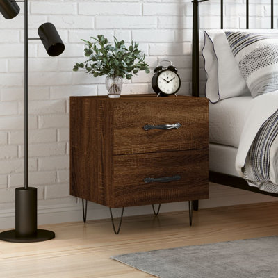 40cm W Iron Bedside Table